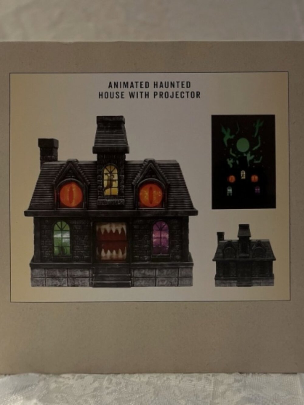 Animated Haunted House with Projection Lights & Sounds! Cracker Barrel Exclusive